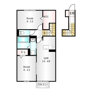 DINO A【2階】の間取り
