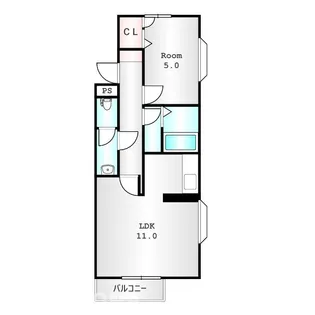 ビッグゼン【2階】の間取り