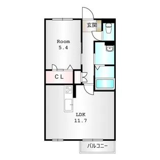 リバトーンPet’s【1階】の間取り