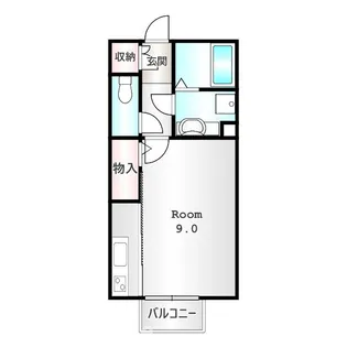 ルミエールF【1階】の間取り