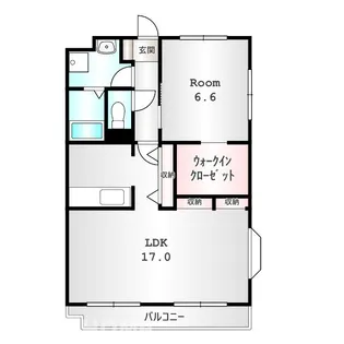 エスペランサ・カスティーニョA【202号室】の間取り