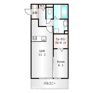 LA MAISON 本町【1階】の間取り