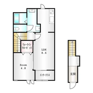 アロマ【2階】の間取り