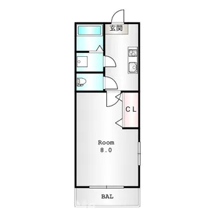 エールII【1階】の間取り