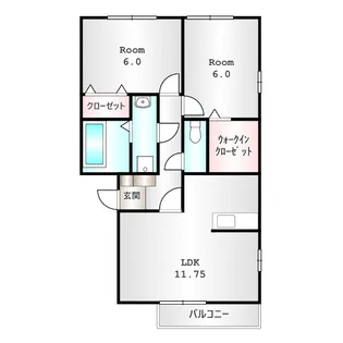 ルミエール【1階】の間取り
