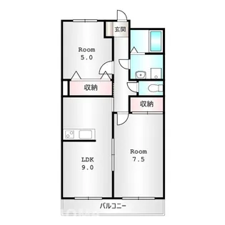 プリーマ【3階】の間取り