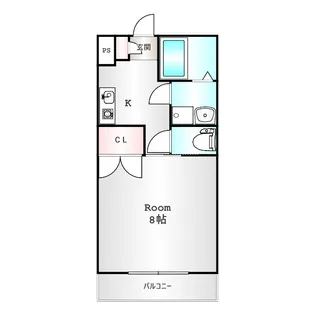 MIKIハイツⅡ【D-2号室】の間取り