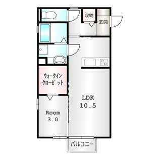 スピネル【2階】の間取り