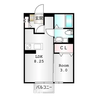 ルリエール【1階】の間取り