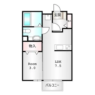 マリナ グランデ B【102号室】の間取り
