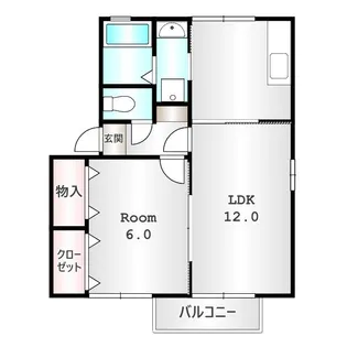 レフィナード【103号室】の間取り