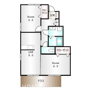 カーサ パッソ【1階】の間取り