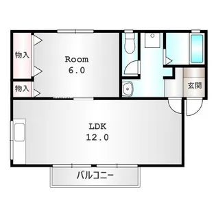 シエル高井【2階】の間取り
