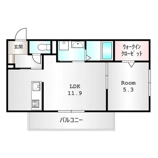 フェリーチェ MAEBASHI【2階】の間取り