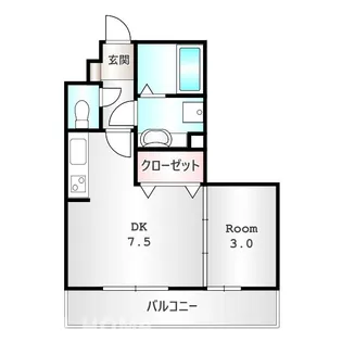 エピナール E【105 号室】の間取り