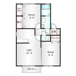 石川ヒルズ【2階】の間取り