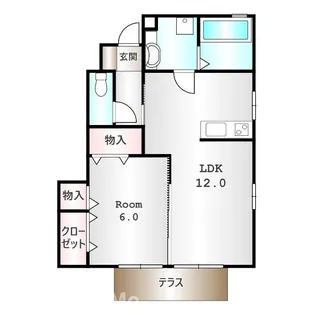 ムーンライト A【1階】の間取り