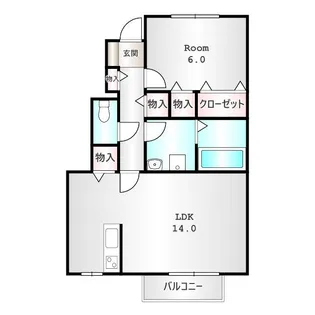 グランシャリオ【1階】の間取り
