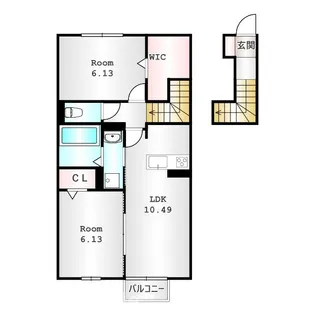DINO A【2階】の間取り