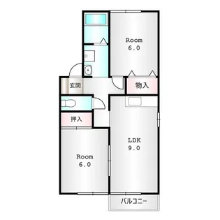 セジュール八千代 B【201号室】の間取り