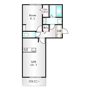 エスポワール A【1階】の間取り