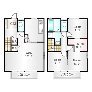 ルッソ【101号室】の間取り