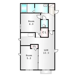 シャルムIII【2階】の間取り