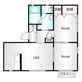 コニファーテラス【201号室】の間取り