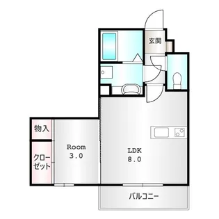 オルタシア カツラ【3階】の間取り