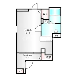 エルヴィータ【1階】の間取り