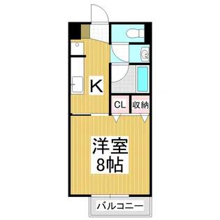 Surplus Oneアカハネ【2階】の間取り