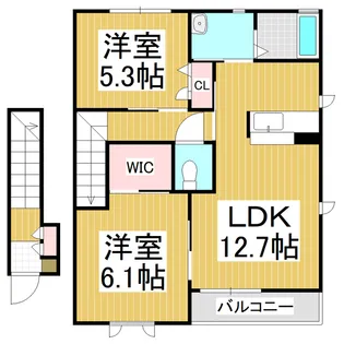 エミネンスコート【2階】の間取り