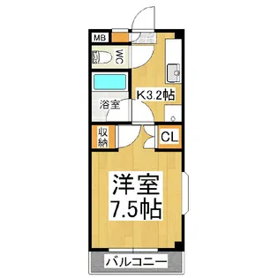 グレースフル芳川A・B【3階】の間取り