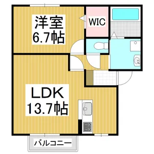 メゾン・ド・リラ B【2階】の間取り