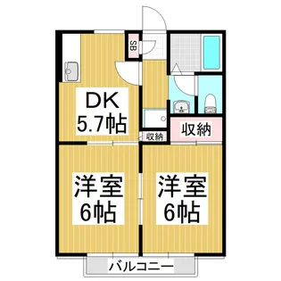 アメニティハウス【1階】の間取り