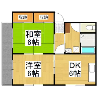 コーポ中嶌E【2階】の間取り