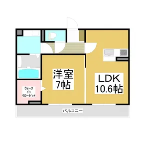 Grande Est【202号室】の間取り