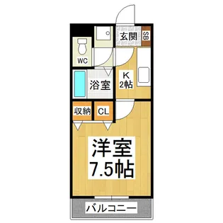 プライム草間【1階】の間取り