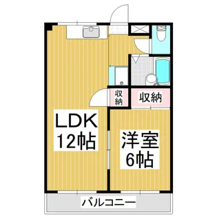 ファインハウス【1階】の間取り