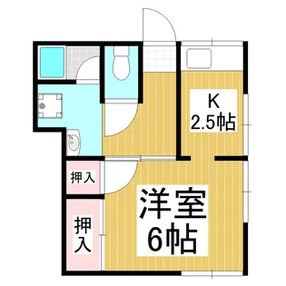 ヴィラ笠原【1階】の間取り