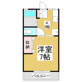 シティハイムエクセレンス【1階】の間取り