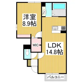 Natura大門【1階】の間取り
