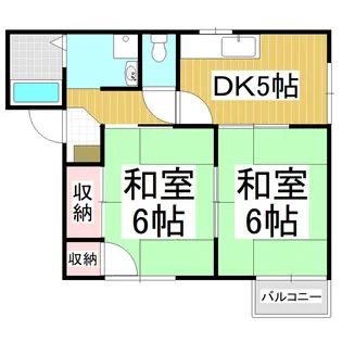 フレグランスカドヤ【2階】の間取り