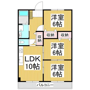 レジデンスYAMAKICHIⅡ【3階】の間取り