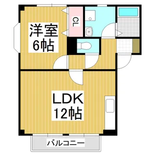 Mer veilleux【1階】の間取り