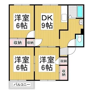 フレグランス樋口【2階】の間取り