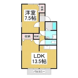 オアシスTAKE【1階】の間取り