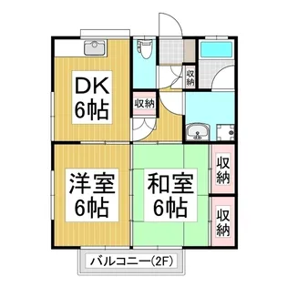 グリーンハイツAB棟【1階】の間取り