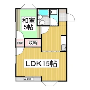 ビレッジハイツミコシバ【2階】の間取り