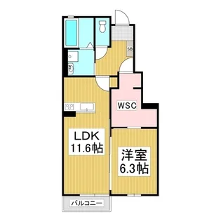 Grande広丘 C棟【1階】の間取り